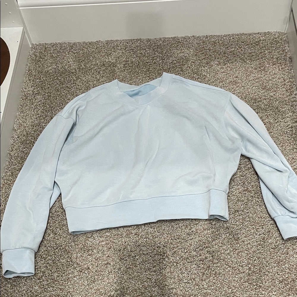 lululemon athletica Light Blue Sweatshirt